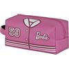 KARACTERMANIA Barbie Varsity-Borsa da Toilette da Viaggio Brick PLUS, Rosa, 27 x 13 cm