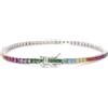 Mabina Gioielli - Bracciale Donna - Bracciale tennis con zirconi multicolor - 533881-16