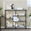 Tidyard Tavolo Consolle Grigio Sonoma 103x32x95 cm in Legno Multistrato,Tavolino Consolle,Consolle Moderna,Tavolo Consolle Ingresso,Tavolino Consolle Ingresso,#001