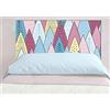 Oedim Testiera per Letto in PVC, Motivo pini, 150 x 60 cm, Pegasus, Multicolore, 150x60cm