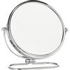 HIMRY Pieghevole Specchio Cosmetico Doppia Faccia 8 Pollici, 5X Ingrandimento, Specchio da Tavolo, Specchio da Trucco Specchio Bagno Da Barba Rasatura, KXD3125-5x