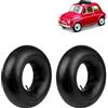 Ecovelo' 2 CAMERE D'ARIA 125/135-12 PER PNEUMATICI FIAT 500 D'EPOCA F/L/R GIARDINIERA GOMME FIAT 126 MOTO APE MISURA 12 POLLICI
