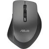 ASUS WT425 - Mouse wireless 1600 DPI - Ergonomico Destro - USB 2.0 - Silenzioso - Sensibilità regolabile - Colore Grigio - Compatibile con Windows