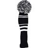 Longridge Copritesta da golf Longridge Fairway Pom Pom Bianco Nero