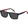 Tommy Hilfiger GAFAS TOMMY HILFIGER - Modelo: TH 2142/S_ C: BLUE RED/Eye size: 56 - Bridge size: 17 Cura della persona e salute