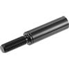 A ABSOPRO Estensione Pomello Cambio Nero 1pc Per Manuale Alluminio