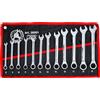 BGS Do it yourself Kraftmann, 30001, Cricchetto combinazione set di chiavi, 12 pezzi