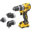 DEWALT DCD703L2T-QW, Trapano avvitatore multitesta 12V XR