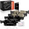 Frankberg Set di pastiglie freno comprensivo di 4 pastiglie freno | Compatibile con: X1 F48, 2 Gran Tourer F46, Serie 1 F40, M.i.n.i F56, 2 Active Tourer F45, M.i.n.i Clubman F54