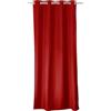 ED ENJOY HOME Tenda termica oscurante rossa, 135 x 240 cm, occhielli in metallo, anti-calore, anti-freddo, per camera da letto e soggiorno