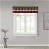 Madison Park Amherst Polyoni Pintuck Window Valance, 127 x 45,7 cm Rosso