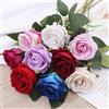 ZYEKIU 12 Pezzi Fiori Finti per Decorazioni, 52cm Fiori Finti Da Esterno, Fioris Artificiali, Fiorellini per Bomboniere, Fioris per Bomboniere Fai Da Te, Bouquet di Rosa con Steli Lunghi (Multicolore)