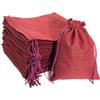 YUNSHANGHE 24 sacchetti di iuta, sacchetti regalo piccoli 15x20 cm, sacchetto di juta, sacchetto di stoffa, sacchetto per gioielli con coulisse, sacchetto di lino per gioielli, regali di nozze, Natale