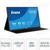 IIYAMA P1671HSC-B1 - Monitor Portatile iiyama ProLite P1671HSC-B1 - Full HD 15,6 USB-C con Cover in Pelle e Altoparlanti Integrati