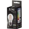 V-TAC VT-2288D Lampadina led dimmerabile 8W E27 3000k lampada filamento A67 vetro trasparente sku 212815