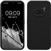 kwmobile Cover per Nothing Phone 2a / Phone 2a Plus Custodia - Back Case per Smartphone in Silicone TPU - Protezione Gommata - nero