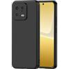 NEW'C Cover per Xiaomi 13 (6,36 Pulgadas) in custodia silicone ultra sottile nero [Ultra Leggera]