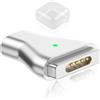 Voltvera Adattatore da USB C a magnete, tipo C a 2 T-Head per Magsafe 2, PD 100 W, convertitore di ricarica rapida con indicatore luminoso per MacBook Air Pro 2013-2015