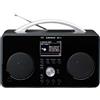Lenco, Radio Internet DAB+/FM con telecomando Bluetooth, Nero