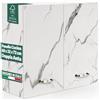Shally Dogan Pensile da Cucina a Parete, Armadio Sospeso in Legno con Due Ante 1 Ripiano e 2 Scomparti, Armadietto da Muro Spazioso e Resistente, Dimensioni 80 x 32 x 72H cm (Marmo)