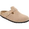 BIRKENSTOCK BOSTON SANDCASTLE SUEDE Sabot Donna