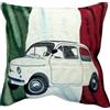 IL MAGGIOLINO | Fodera 40x40 Gobelin con Stampa Macchina 500 Bianca, Tessuto Doppio, Cerniera Nascosta, Made in Italy
