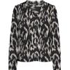 ONLY Onlnova Life Vis L/S Malou Top Camicia da Donna, Black/AOP:590 Rough Animal, S