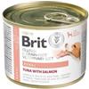 BRIT Veterinary Diet Grain Free Renal 200 g alimento con tonno e salmone per cani con insufficienza renale