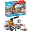 Playmobil 71750 Action Heroes Camion da Cantiere con Gru