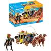 Playmobil Western Rapina alla Diligenza e Bandito