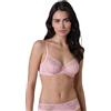 Lovable Reggiseno in Pizzo e Microfibra Morbida - Eleganza e Comfort - Flowery Lace Donna, Rosa Antico 40D - 6D