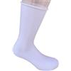 calze college 6 PAIA CALZE CORTE DONNA SENZA ELASTICO SANITARIE IN PURO CALDO COTONE SOFT 100% 35-40 (6 Bianco)