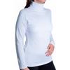 HEATGUARD Maglia Termica Donna Collo Alto a Maniche Lunghe | Intimo Termico Traspirante e Sagomato, Tessuto Morbido, Ideale Come Strato Base in Inverno, Bianca, M
