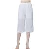 BEAUTELICATE Pantaloncini Sottogonna 100% Cotone Vittoriano Donna Pantalone Pigiama Pantalone Sciolta Vittoriano Costume Mutande Larga Pantaloni Casual (Avorio, M)