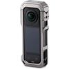 Tilta Gabbia Insta360 X5, Gabbia Completa per Fotocamera Compatibile con Insta360 X5 con Filettatura 1/4"-20, Ricevitore Cold Shoe - Grigio Titanio TA-T90-FCC-TG