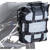 WILD HEART Moto borsa laterale in acciaio inox sospensione borsa impermeabile Borse da sella 20L/25L impermeabile Pianner Bag resistente all'usura per uso generale Accessor (Grigio, 20L),One PCS