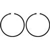 M METERXITY 2-Pz Fasce Elastiche per Pistone da 39mm x 1.5mm Fasce Elastiche Standard per Motoseghe Elettriche, Parti di Ricambio [Nero]