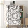 RobustWeg Tende del Panno Antipolvere della libreria,Tende Oscuranti Antipolvere per dell'Armadio,Tende per Armadi per Scaffali,Semplice,Oscurante,per Mobili da Cucina,Guardaroba,Bagno.