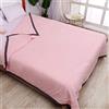 FANSU Copriletto Trapuntato Matrimoniale Singolo Elegante Reversibile Coperta Trapunta Primaverile Estivo Antipolveri Copri Letto per Camera da Letto (Rosa,140x200cm)