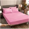 LUKYWANG Lenzuola Flanella Lenzuolo con angoli elastico invernale in peluche matrimoniale, copriletto morbido e caldo in velluto, coprimaterasso, copriletto for letto singolo, matrimoniale, king size Lenzuola