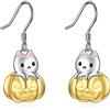 YAFEINI Orecchini pendenti a forma di animale, in argento Sterling 925, koala, panda, gatto, gufo, bradipo, cane, tazza da tè, orecchini per donne, adolescenti, ragazze, graziosi gioielli regalo a forma di