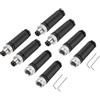 QUARKZMAN 4Set 3 Pin M8 Femmina Maschio Connettore Aviazione Spina C | Codifica 8mm Connettore Circolare Impermeabile Ip67, per Cavo