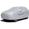 Favoto Copertura Auto Esterno Impermeabile - Telo Copriauto in PEVA+Cotone Anti UV Vento Polvere con Cerniera Compatibile con Mazda CX-3 Ford Puma per SUV Fino a 445cm