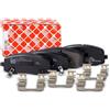 FEBI BILSTEIN Kit pastiglie freno, Freno a disco 116299 | Compatibile con: HYUNDAI i10 I, i20 I