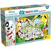 Liscianigiochi Lisciani Giochi- Disney Puzzle DF Maxi Floor 24 Carica 101 Bambini, Multicolore, 86641