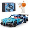 laddutoi RC F1 City Auto a partire dai 12 anni compatibile con Lego Technic, 433 pezzi 1:16 blu modello con telecomando 2.4G Hz, perfetto regalo di compleanno per bambini dai 10 11 12 13 14 15 anni