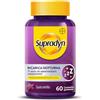Supradyn Ricarica Notturna, Melatonina per dormire, 60 Caramelle Gommose | Adulti, Passiflora, Melissa, Vit B6, Sonno e Jet Lag, 1/prima di Dormire, Gusto Mirtillo, No Zuccheri, No Glutine e Lattosio