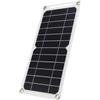 Gdfnmogo Caricatore portatile a pannello solare 30 W, uscita USB 5 V, silicone monocristallino, per telefono cellulare, auto, uso esterno e interno, ultra sottile, 5 mm