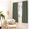 ED ENJOY HOME Tenda termica oscurante, 135 x 180 cm, occhielli in metallo, anti-calore, anti-freddo, per camera da letto e soggiorno