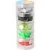 INNSPIRO Set di gemme decorative acriliche cuore colori fluo 14 x 14 mm. 200 u.Aprox